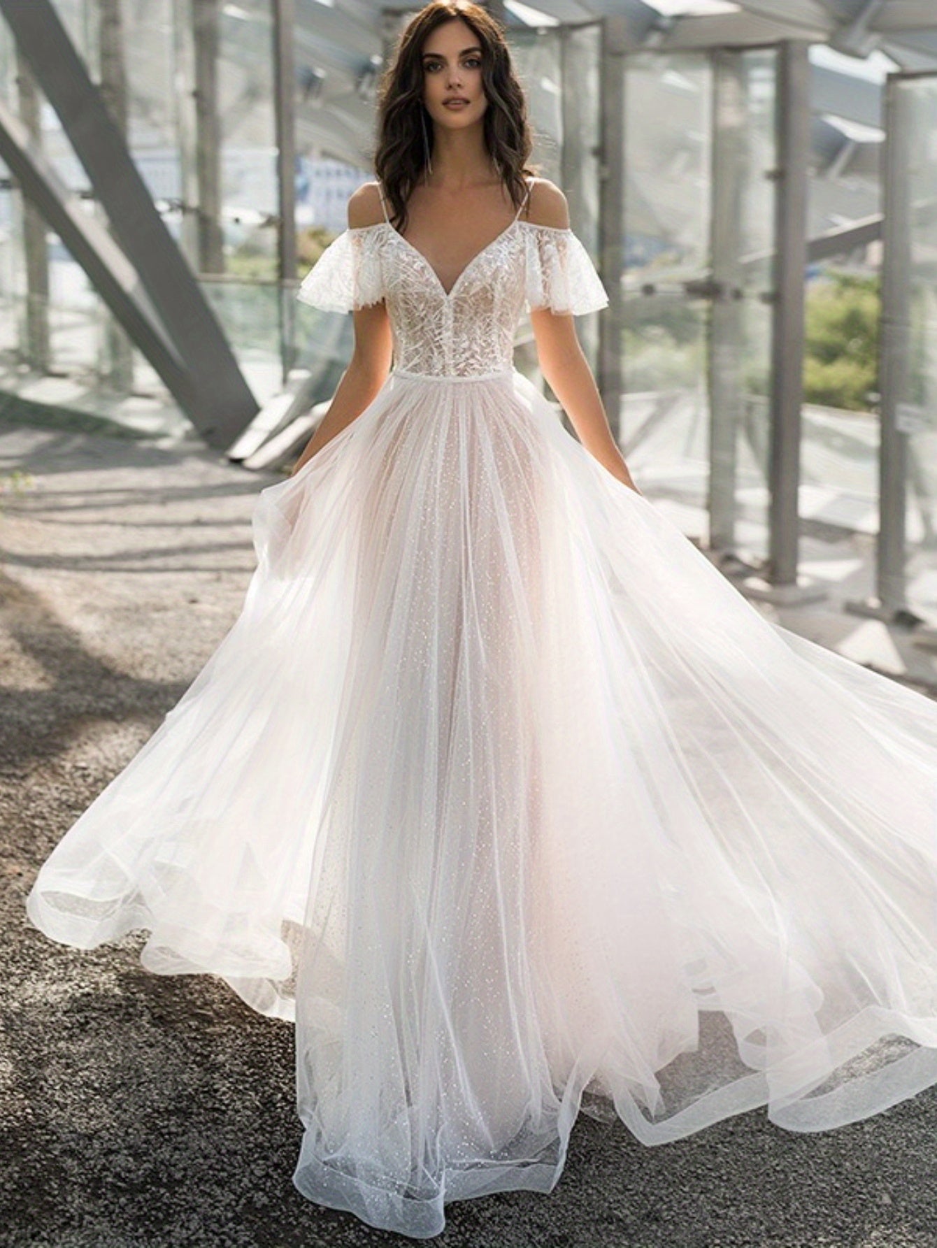 Plus Size, Plus size spring 2025 new plus size wedding dress slim slim lace dress