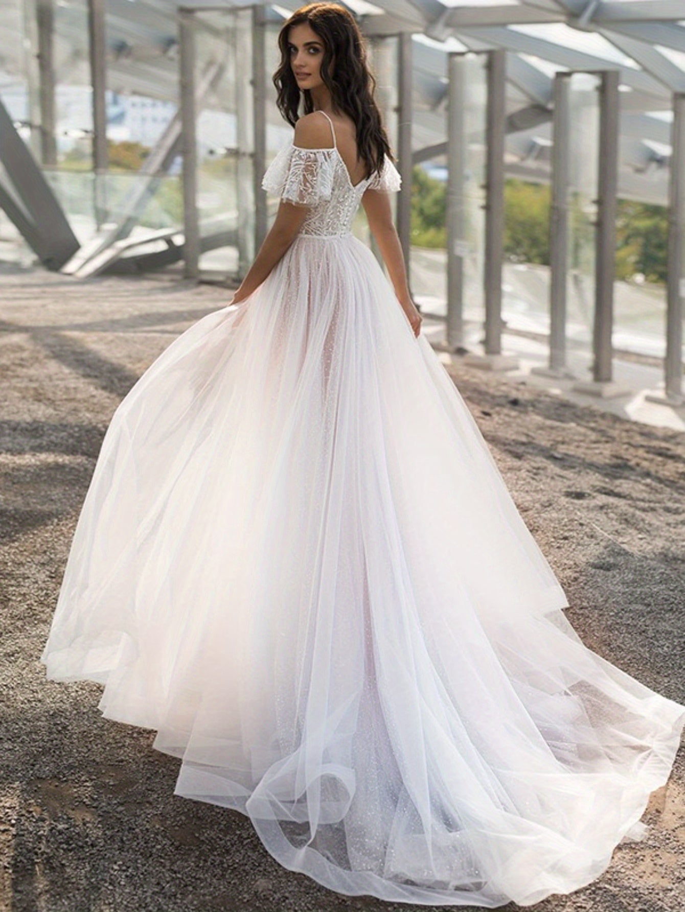 Plus Size, Plus size spring 2025 new plus size wedding dress slim slim lace dress